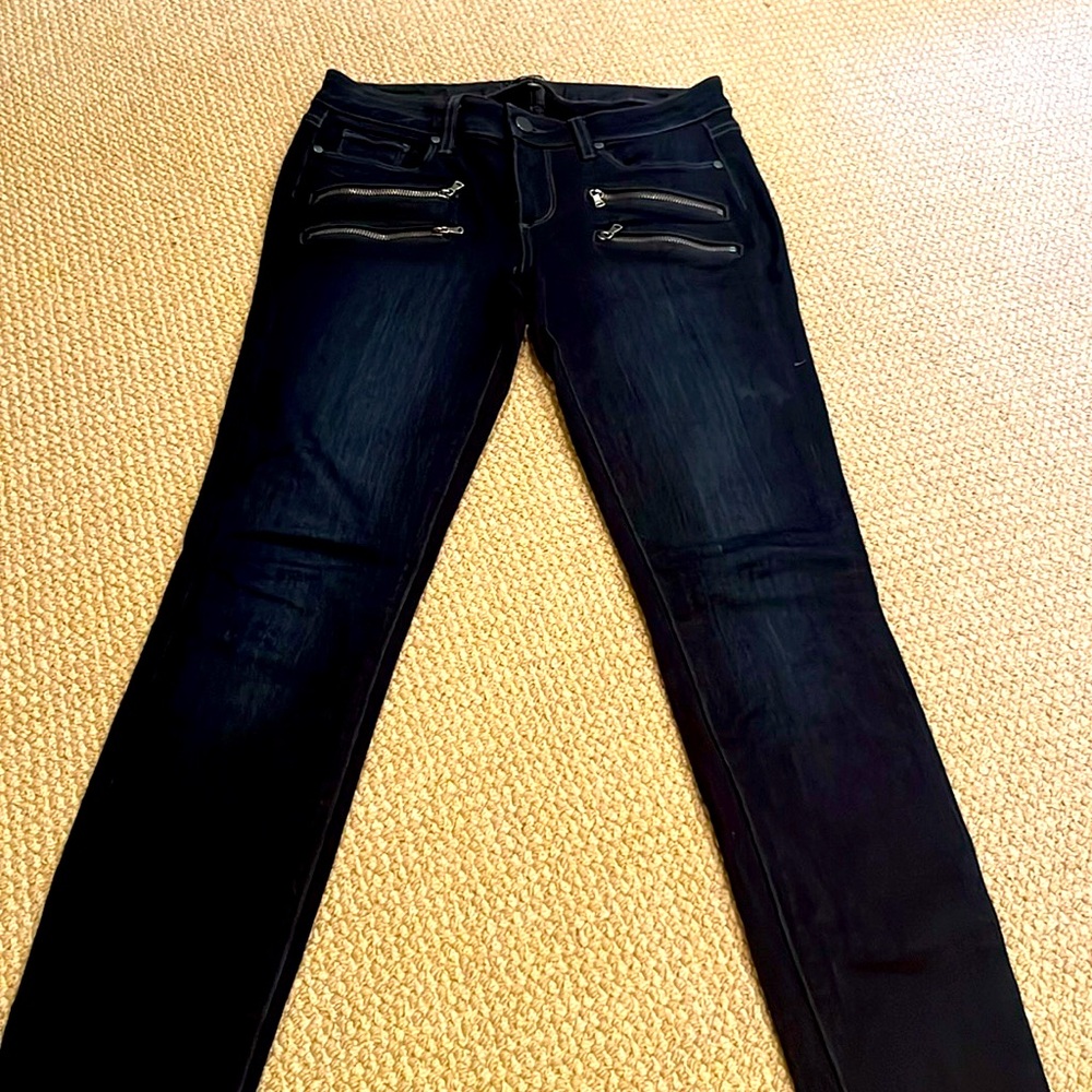 Paige skinny jeans with zip detail - 27